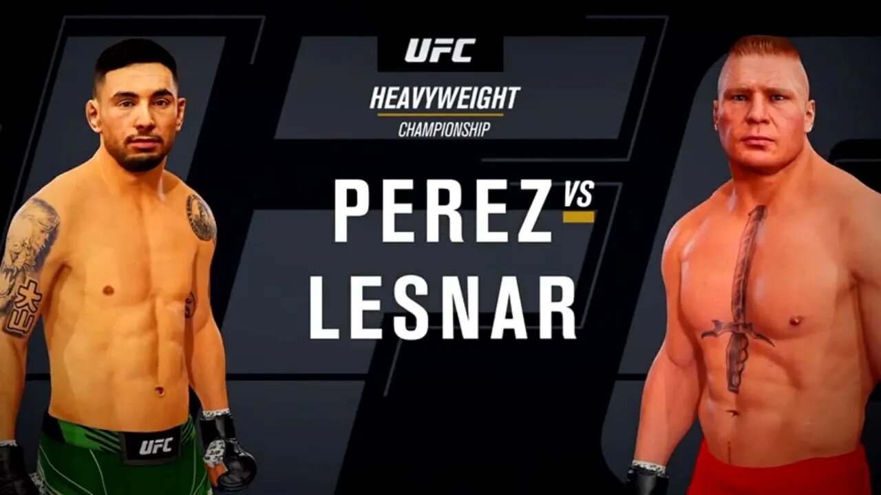EA Sports UFC 4 Gameplay Brock Lesnar vs Alex Perez
