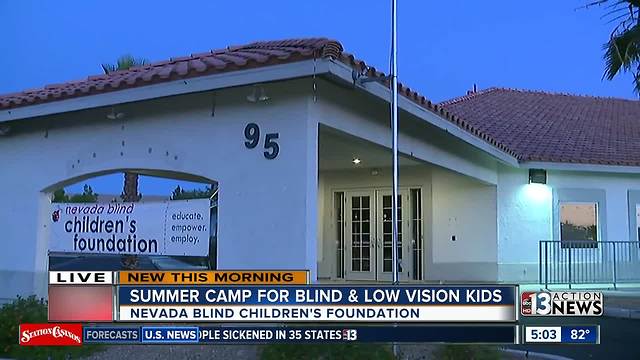 Nevada Blind Children's Foundation holding summer camp for blind, low vision kids