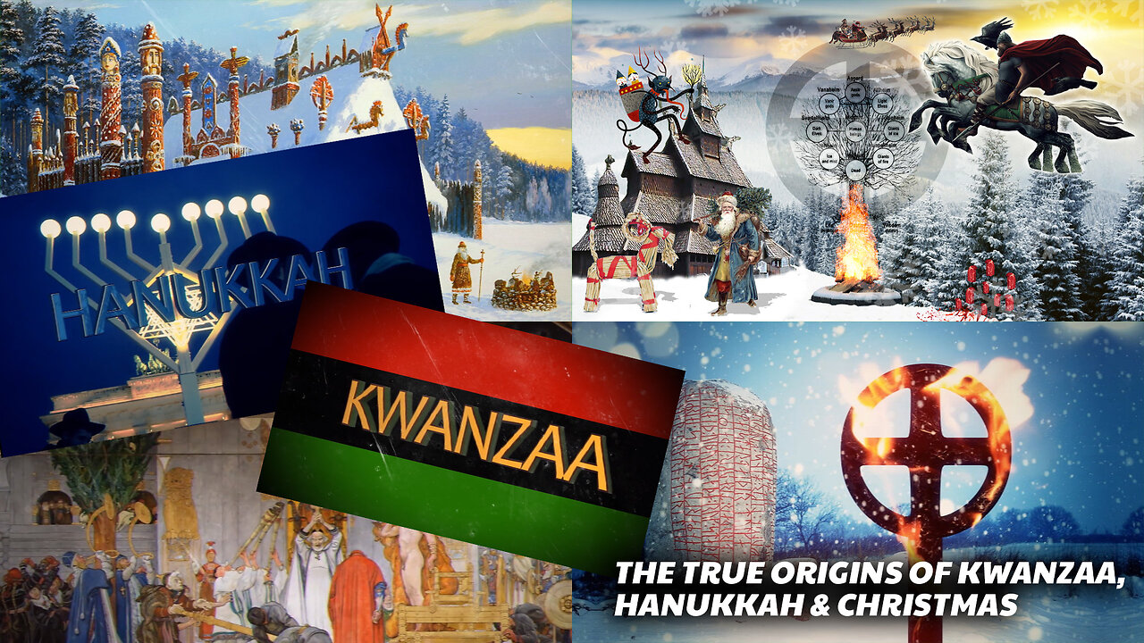 The True Origins of Kwanzaa, Hanukkah & Christmas (The Story Behind The Yule Celebration)