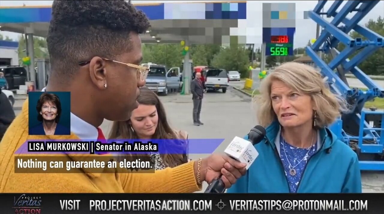 Project Veritas Confronts Sen Murkowski On Secret Plan To Get Re-elected