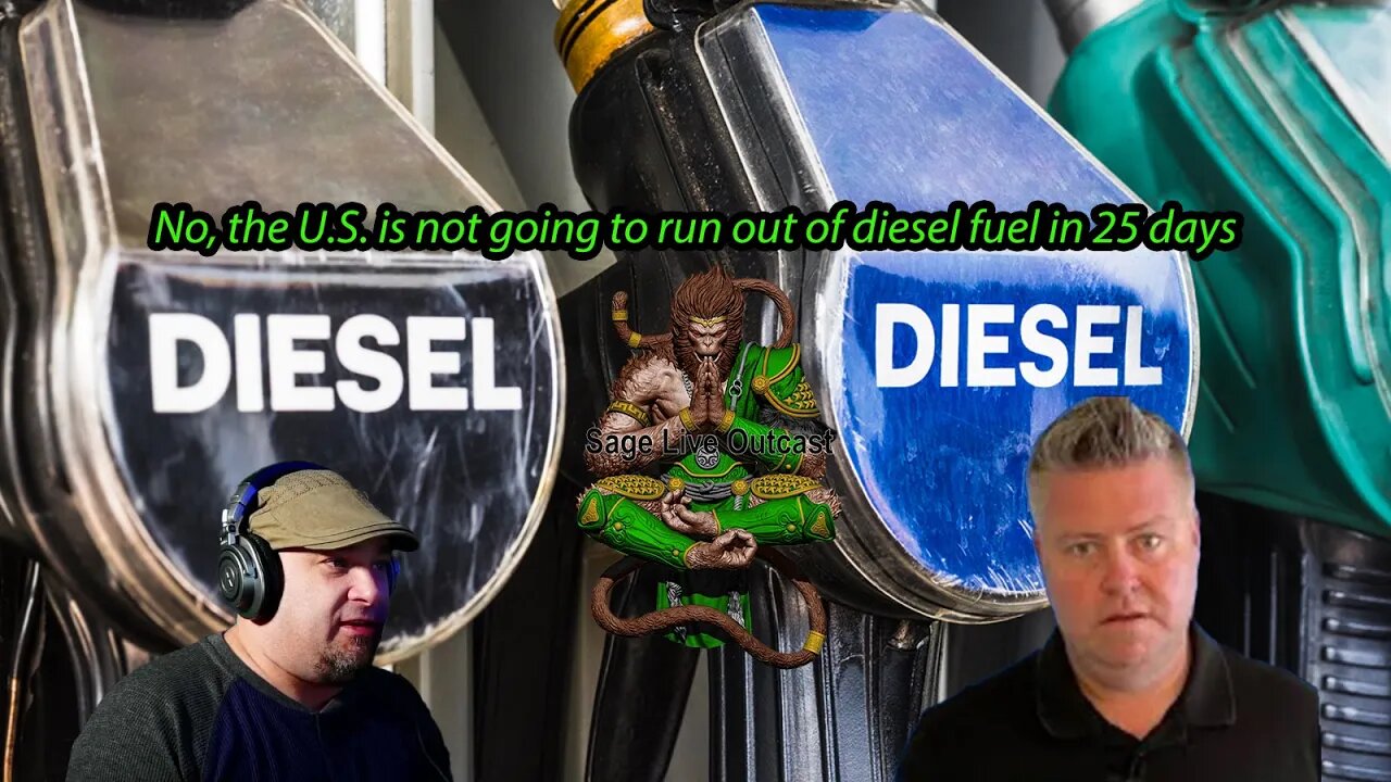 No, the U.S. is not going 2 run out of diesel fuel 25 days @The Economic Ninja @Financial Prepper