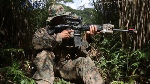 Marines Conduct Jungle Warfare Exercise