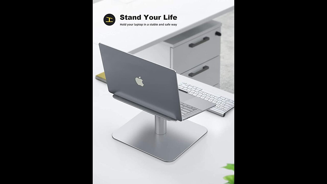 Laptop stand. Swivel Laptop Stand, Lamicall Laptop Riser - [360-Rotating]