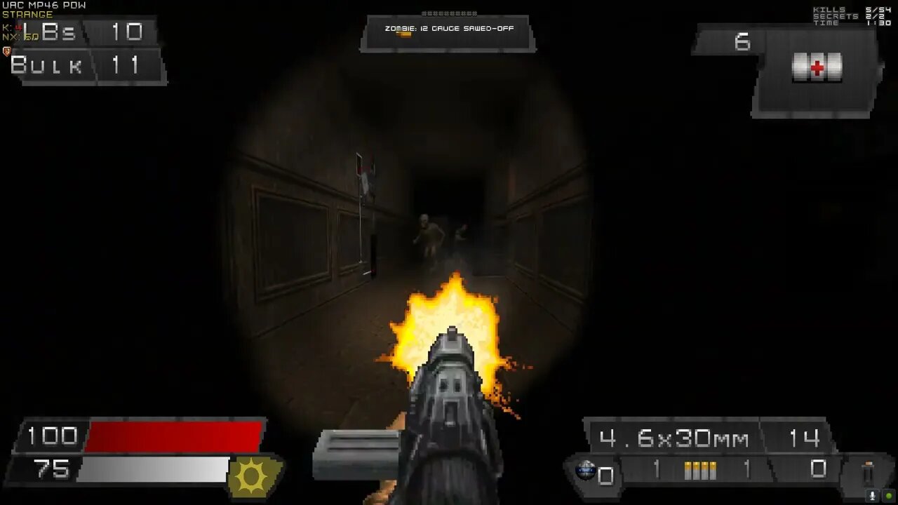 Doom 2 + darkdoom + flashlight_plus + Scavver's Paradise + DoomDysMus (RE2) #shorts #shortsvideo