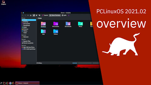 PCLinuxOS 2021.02 overview | So cool ice cubes are jealous.