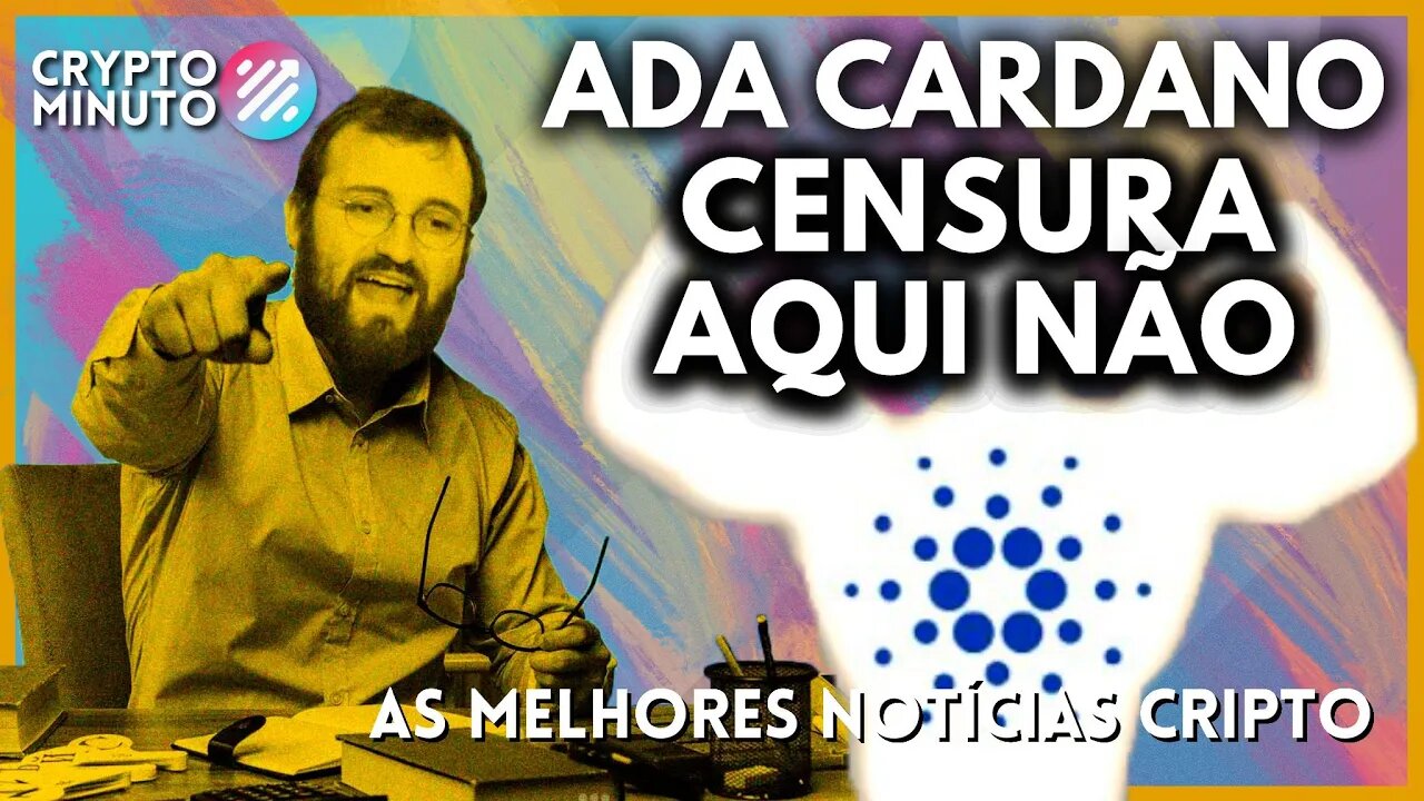 CARDANO CRITICA CENSURA - BTC COM DIFICULDADES - MINEROS CAPITULAM? - APTOS - CRIPTO NOTÍCIAS HOJE