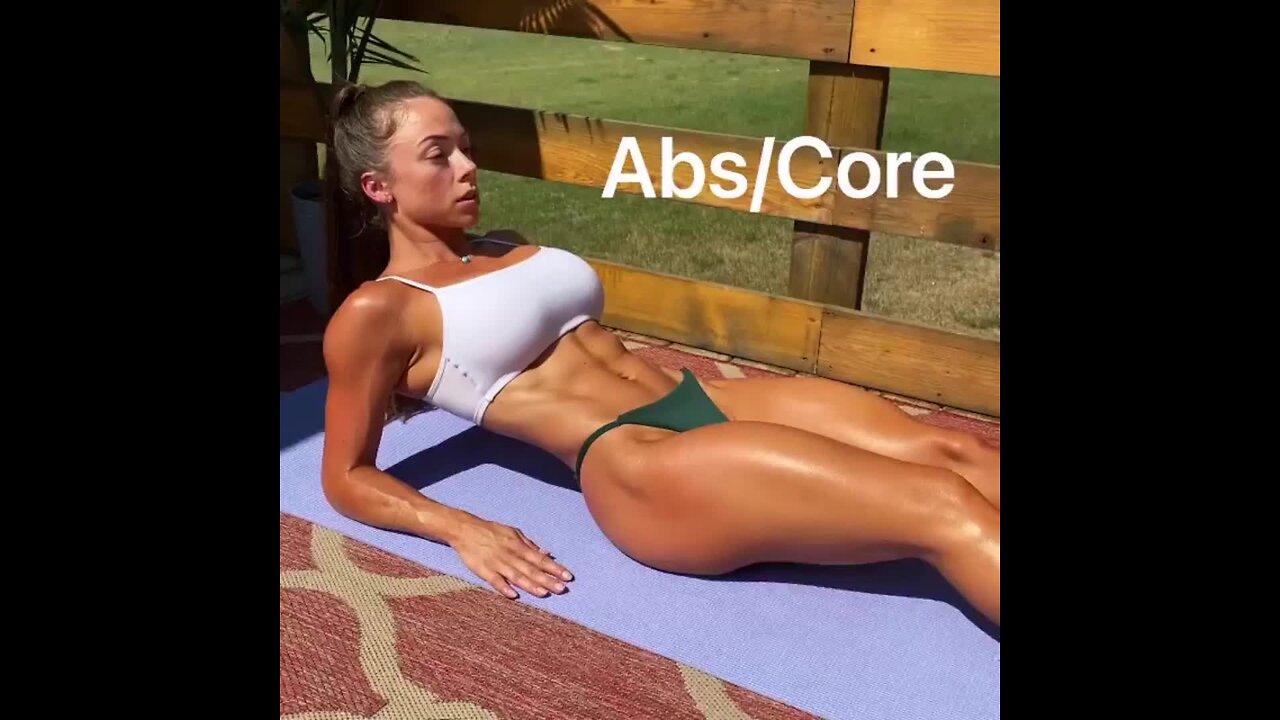 It's all about abs & core today!