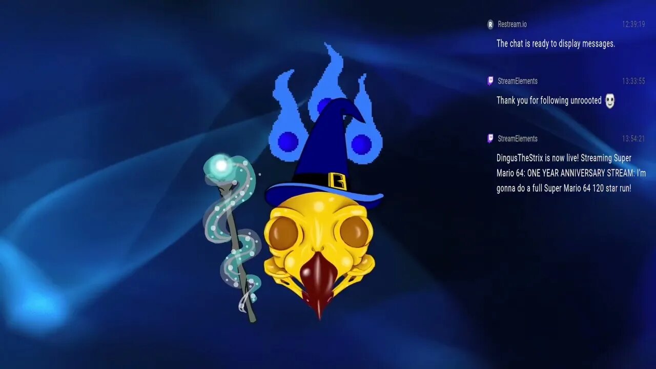 DingusTheStrix celebrates his 1 year anniversary by playing a 120 star run of Super Mario 64!