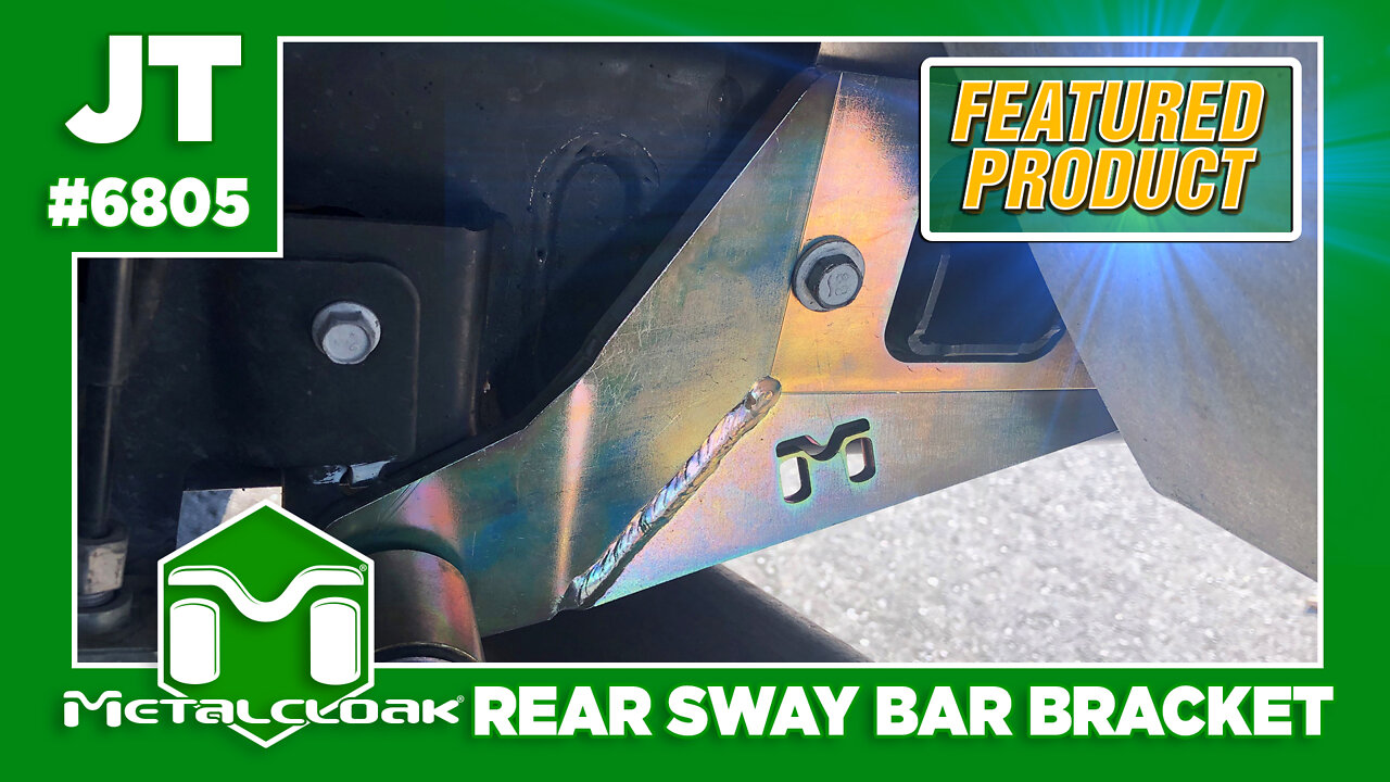 Featured Product: Rear Sway Bar Reinforcement & Repair Bracket for the JT Gladiator