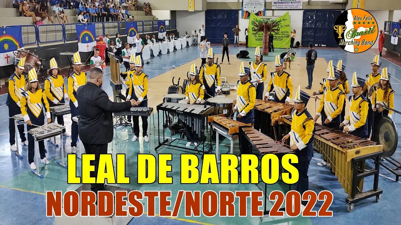 BANDA DE PERCUSSÃO LEAL DE BARROS 2022 NA COPA NORDESTE NORTE DE BANDAS E FANFARRAS 2022
