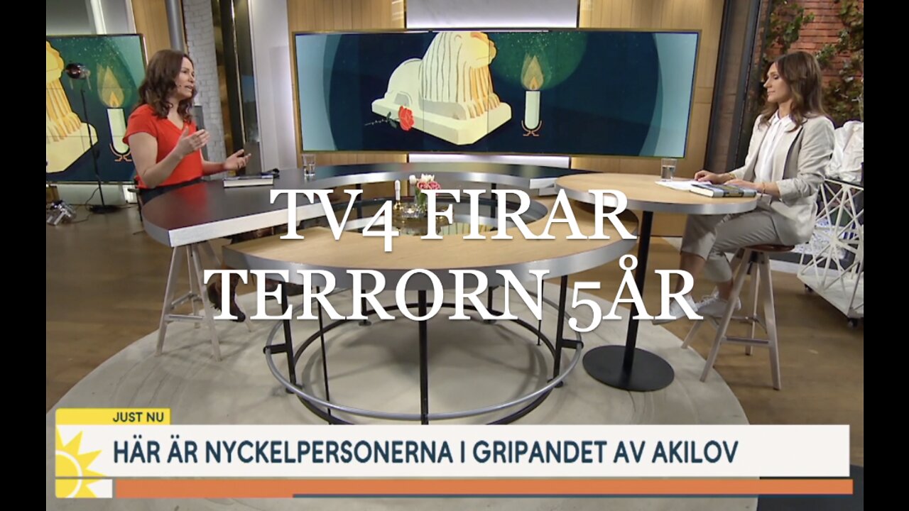 TV4 UPPMÄRKSAMMAR TERROR ATTACK DROTTNINGGATAN 7/4 2017