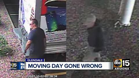 Woman wakes up to find her items stolen from a secured U-Haul truck