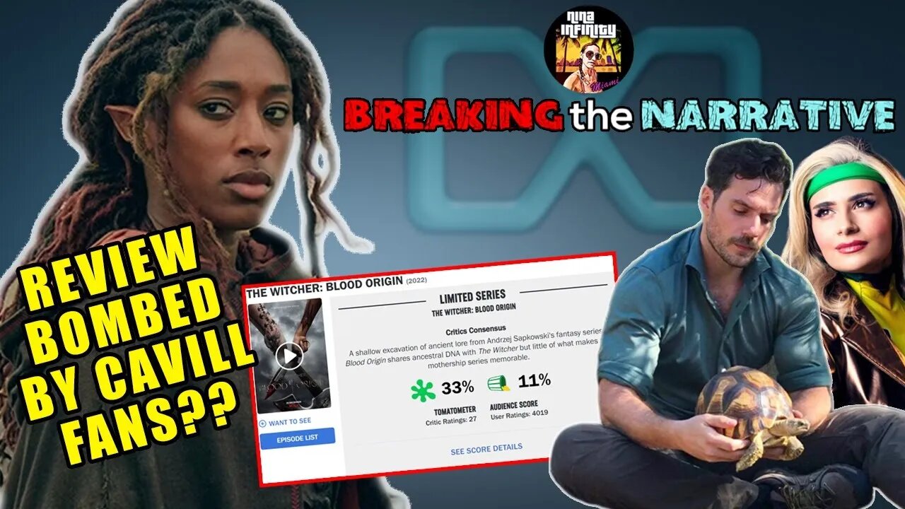 The Witcher Blood Origin Review Bombed by Henry Cavill Fans? & MORE | BREAKING the NARRATIVE