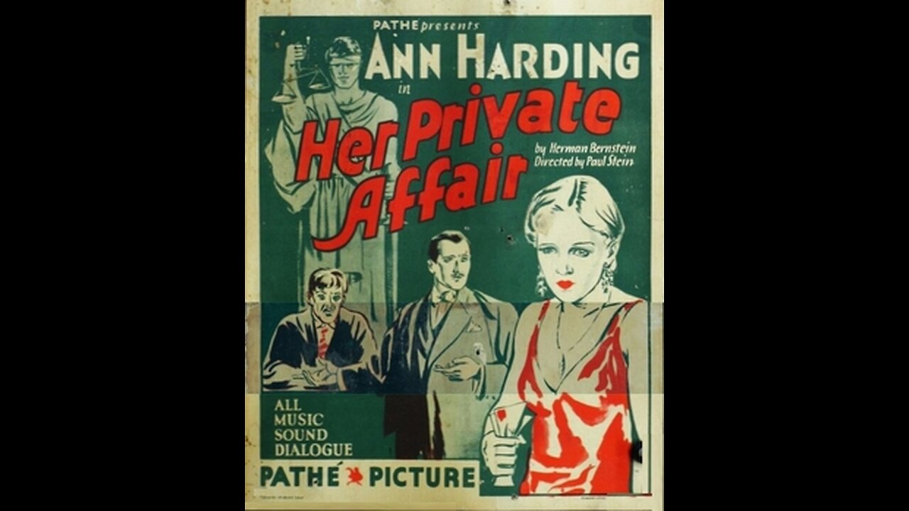 Movie From the Past - Her Private Affair - 1929