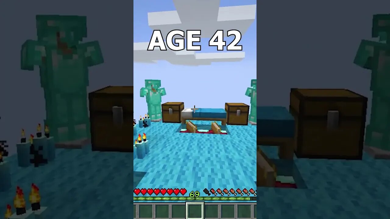 Bases at Different Ages World's Smallest Violin #subscribe #minecraft #youtube #shorts