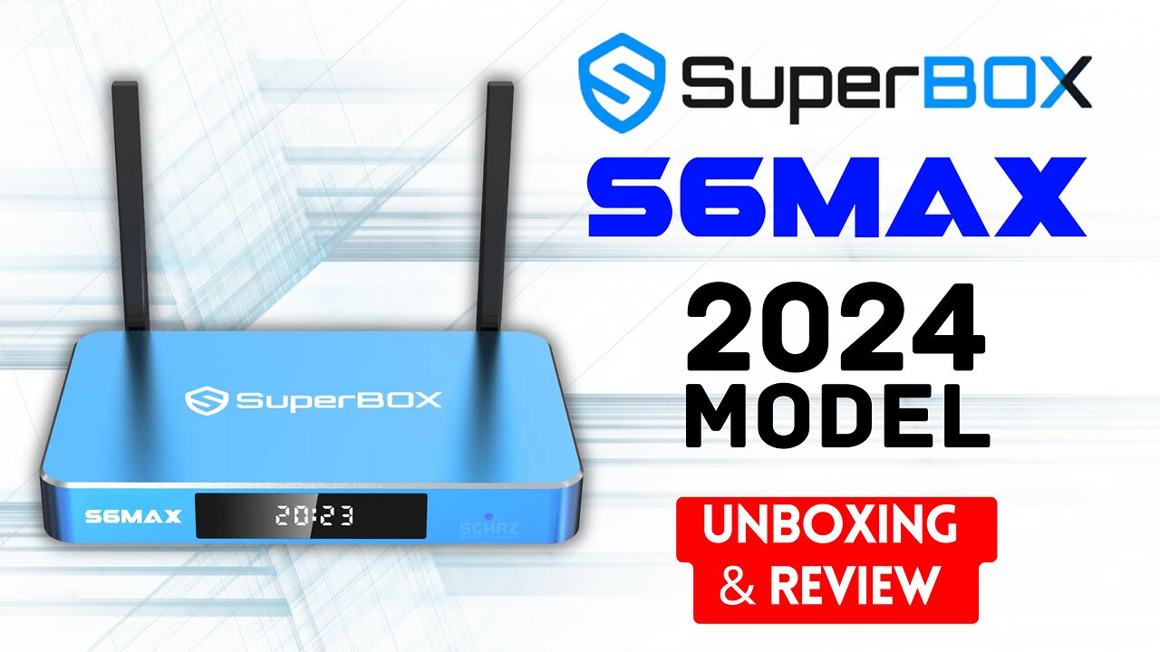 NEW SuperBox S6MAX Android TV Box 2024 | UNBOXING REVIEW