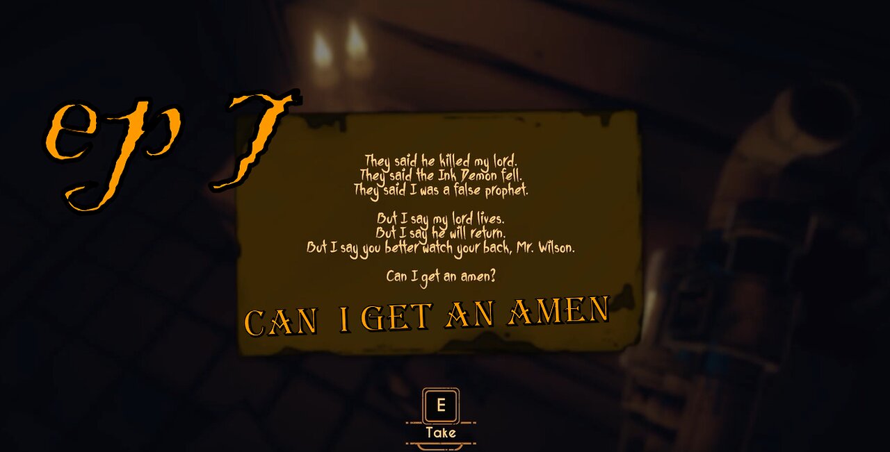 bendy and the dark revival ep 7 "can i get an amen"