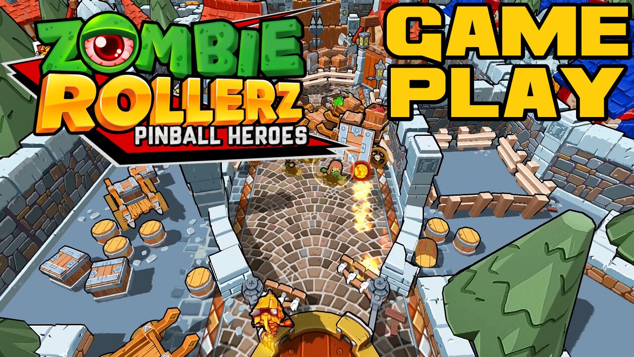 🎃👻🦇 Zombie Rollerz: Pinball Heroes - Nintendo Switch Gameplay 🦇👻🎃 😎Benjamillion