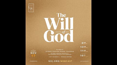 The Will Of God