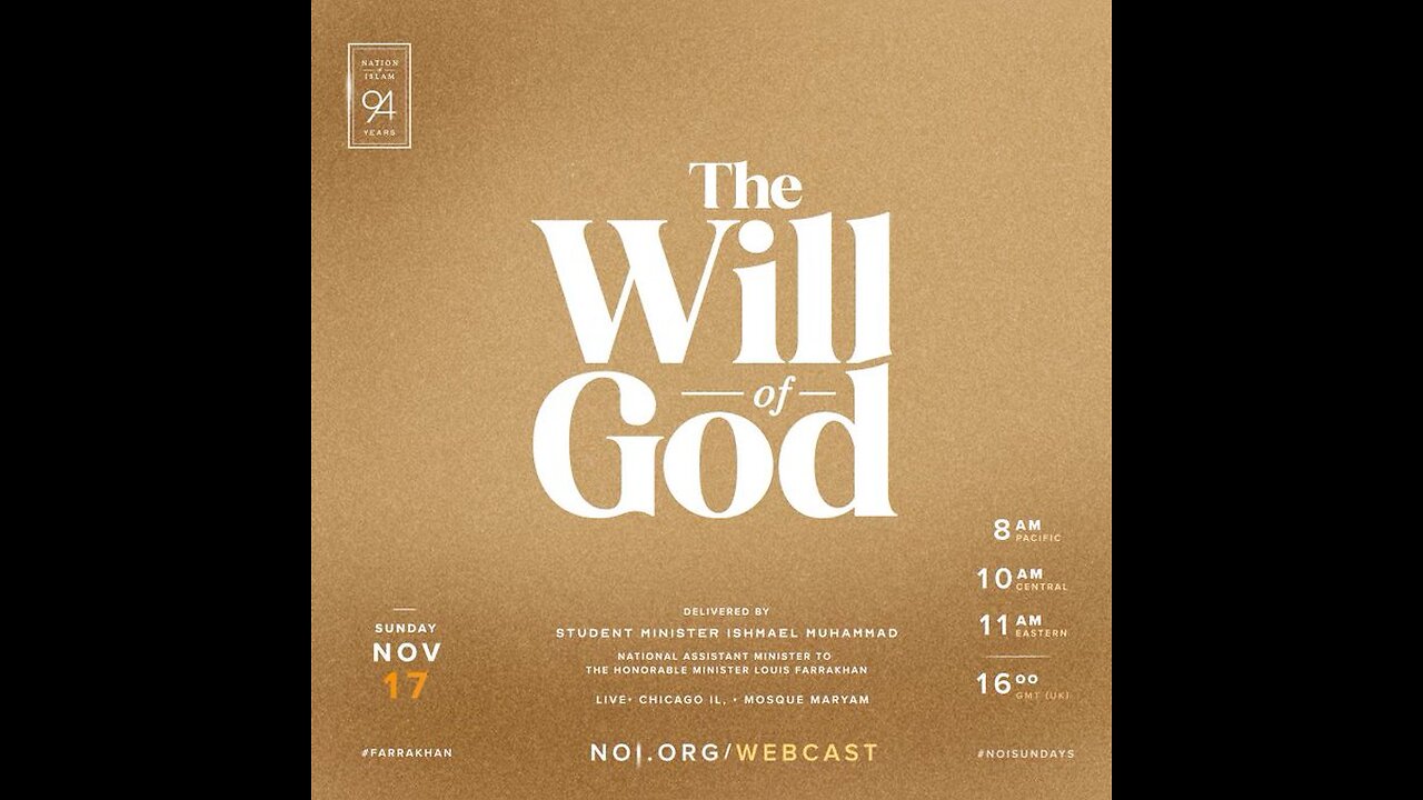 The Will Of God