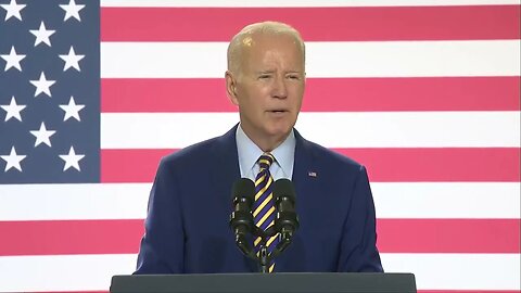 Joe Biden Announces He's "Not Here To Declare Victory On The Economy"