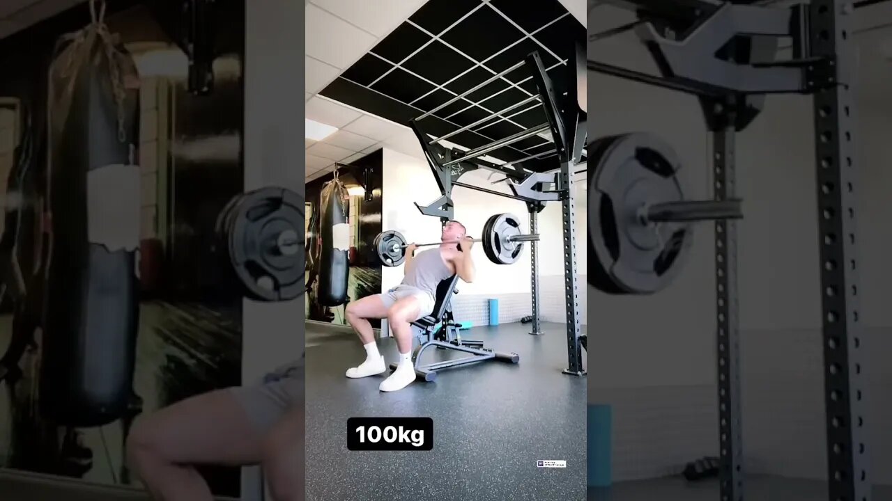 100kg / 220lbs Overhead Press Max Reps