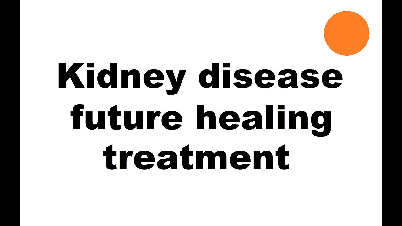 Kidney damage upcoming regenerative treatment