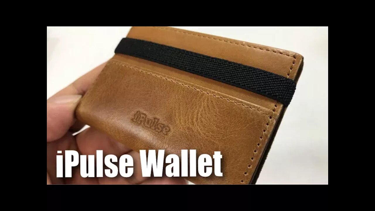 iPulse Minimalist Slim Brown Leather Wallet With RFID Protection review