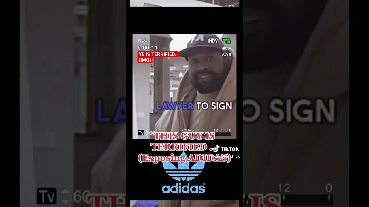 YE IS TERRIFIED. ( ExposingADIDAS)