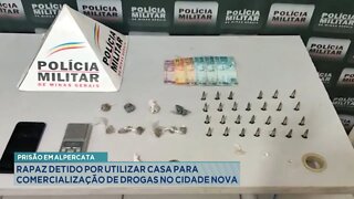 Prisão em Alpercata: Rapaz detido por utilizar Casa para Comercialização de Drogas no Cidade Nova.