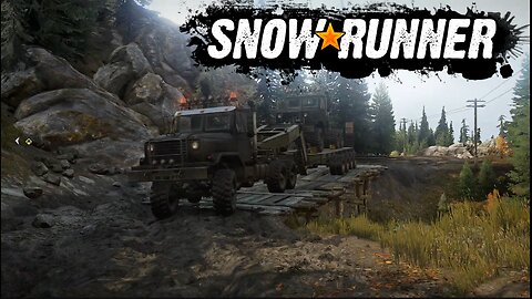 SnowRunner - Transporting trucks to Island Lake