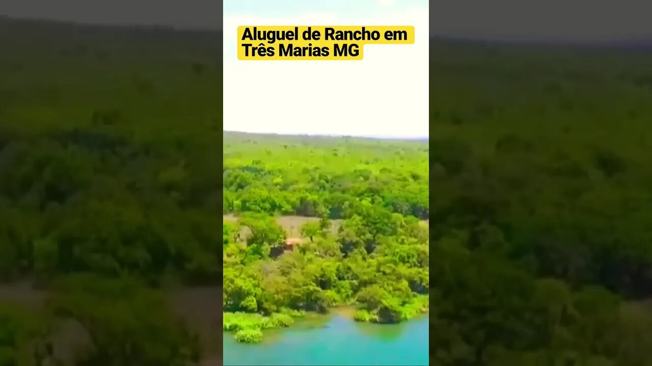 Aluguel de rancho em Três Marias MG ranchos para pescarias e Lazer