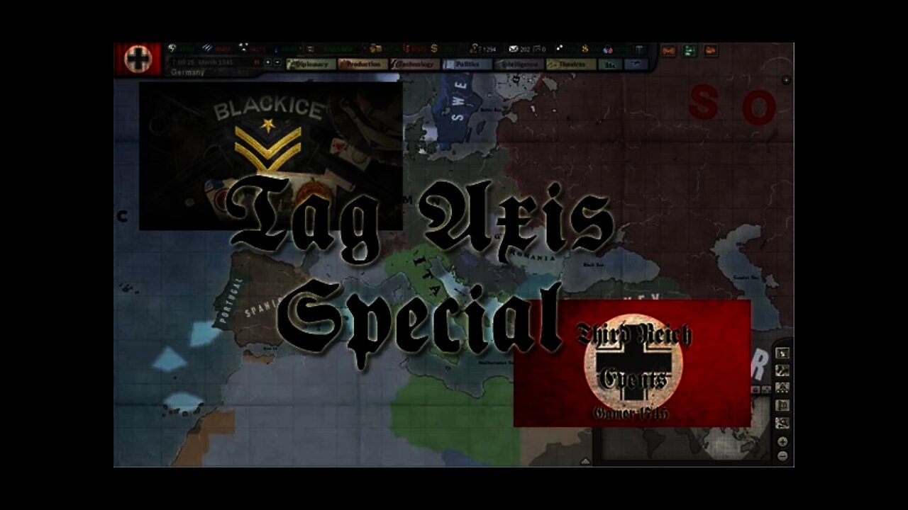 Let's Play Hearts of Iron 3: Black ICE 8 w/TRE - (Germany) Tag Axis