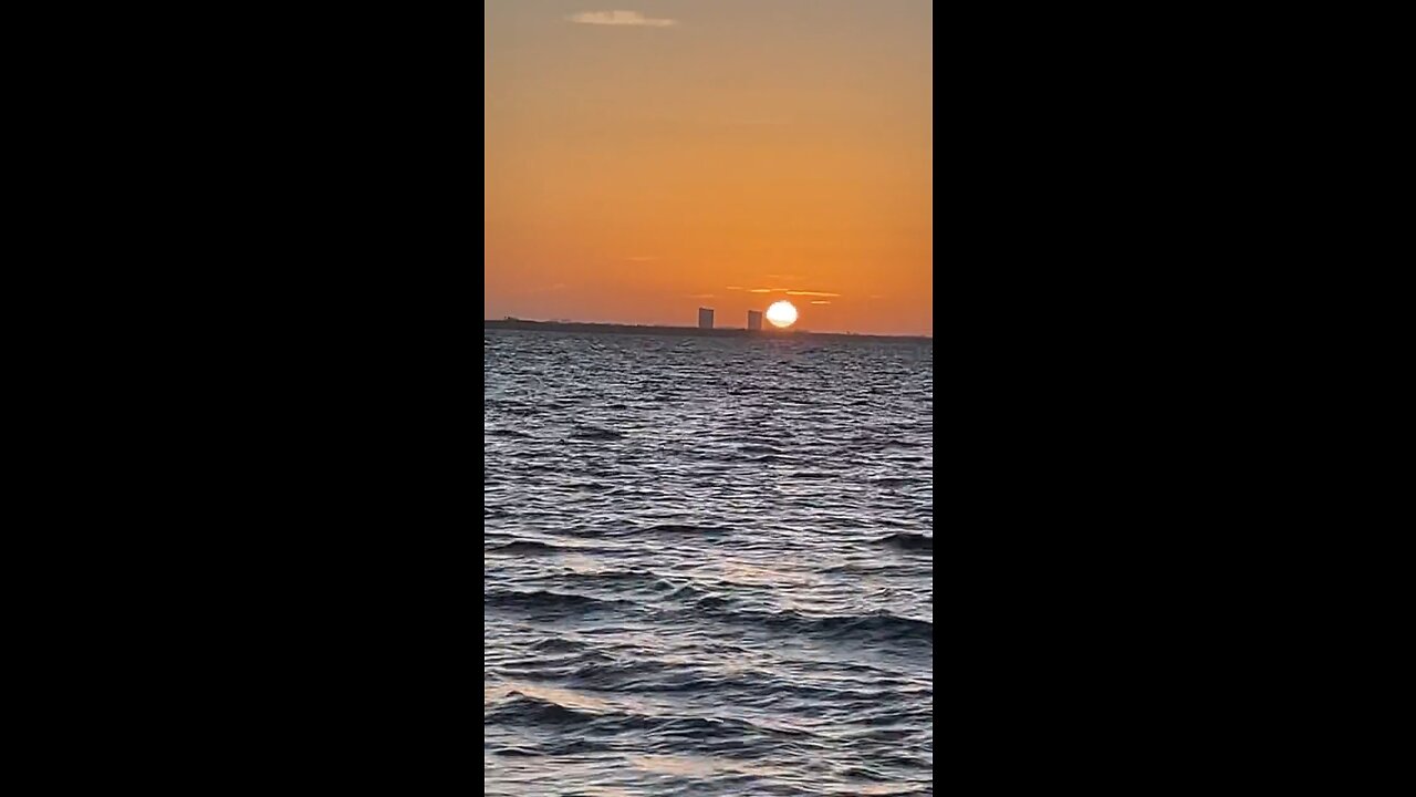 Sunrise from Sanibel Island Causeway PT 2 (Livestream Clip). Filmed 7/24/22