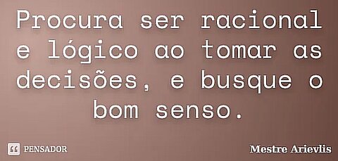 Tudo que extrapola a racionalidade e o bom senso, acaba em desastre!