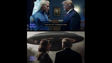 Trump's meeting with the Galactic Federation at the White House