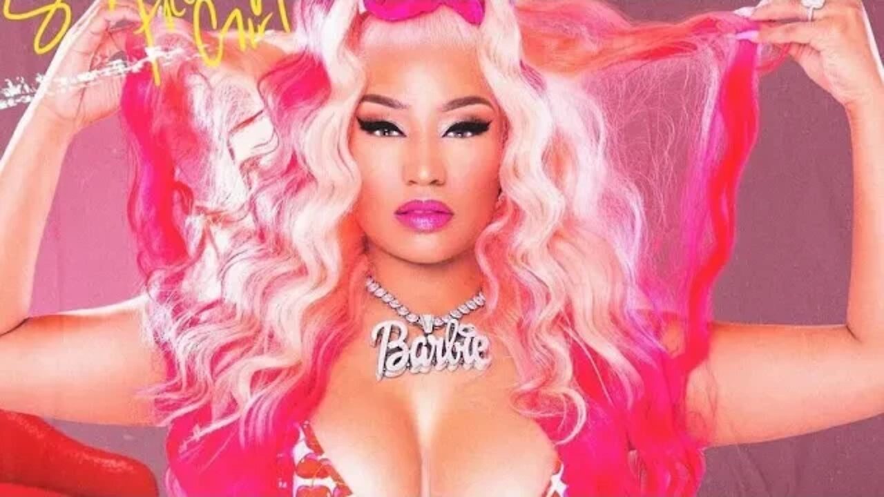 Nicki shows a sneak peek of the Queen Radio Studio & a quick Tik Tok for #SuperFreakyGirl ❤️‍🔥