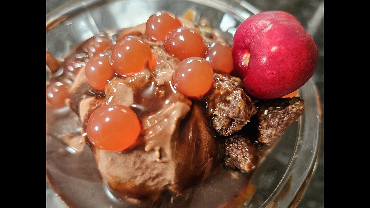 Helado de Chocolate y Frambuesa #helado