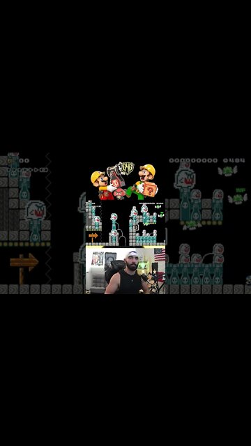 Maybe my hardest clear yet in #supermariomaker2 ! Very technical and frustrating #shorts #nintendo