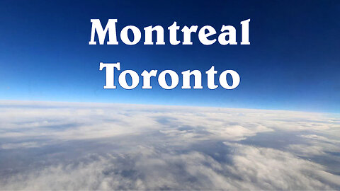 Flying from Montreal to Toronto | A Canadian Sky Journey