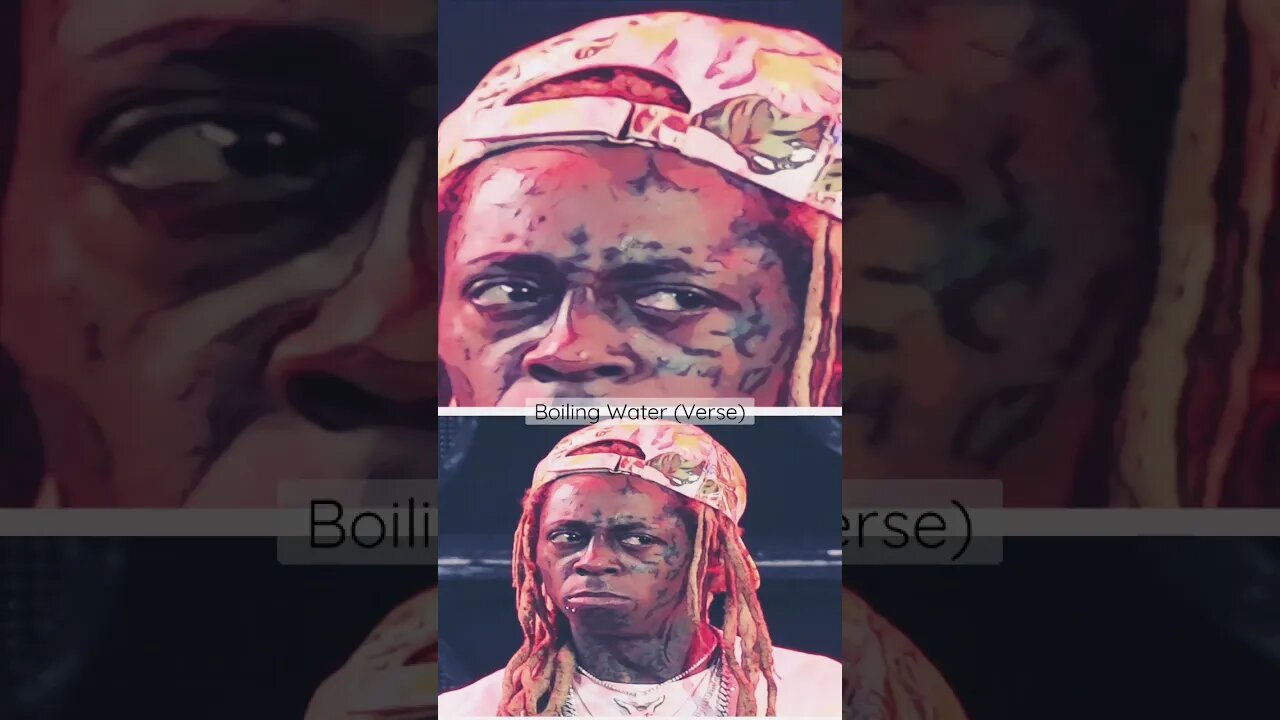 Lil Wayne Boiling Water (Verse) (Final J. Santana Version) (432hz) #YoutubeShorts