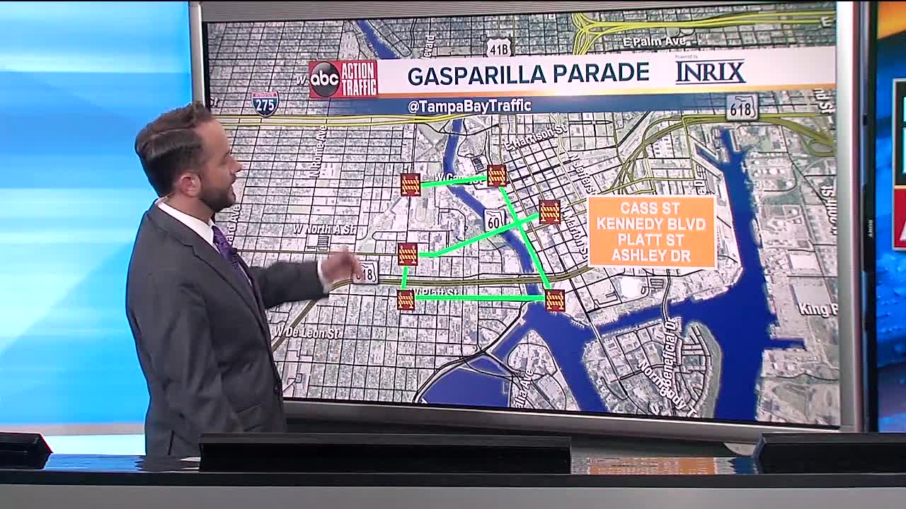 Gasparilla Parade Traffic and Street Closures