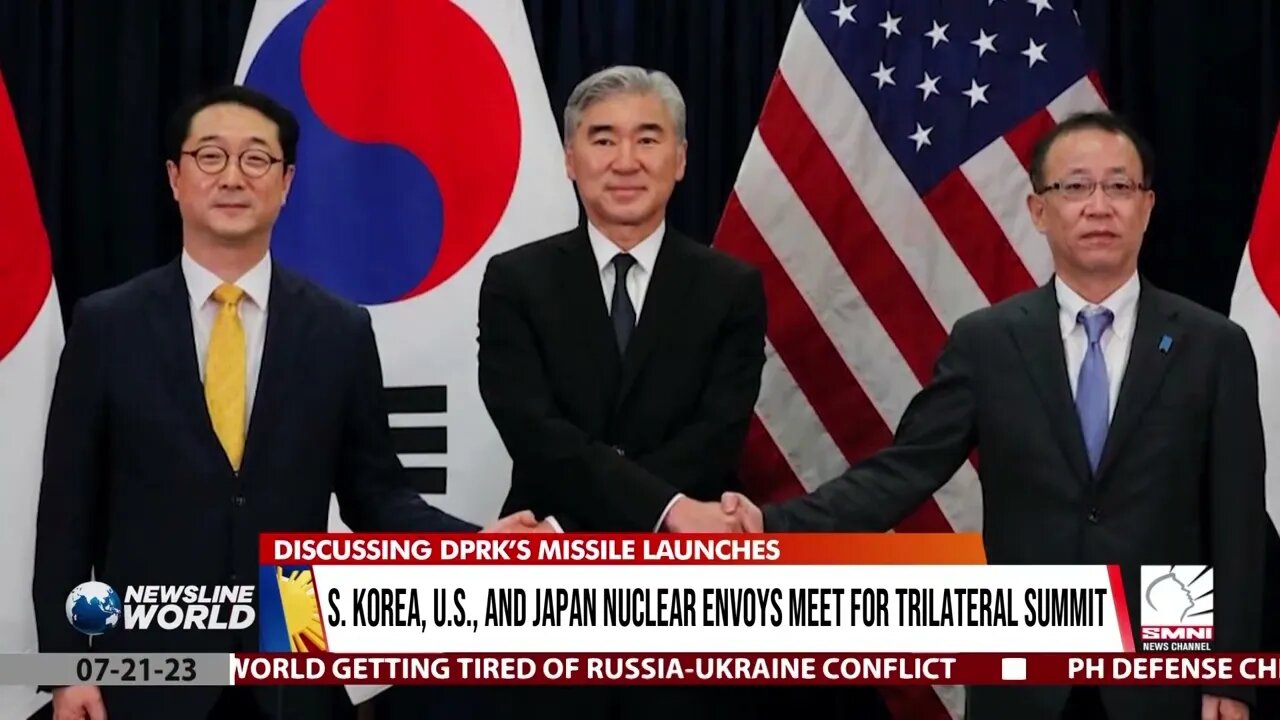 S. Korea, U.S., and Japan nuclear envoys meet for trilateral summit