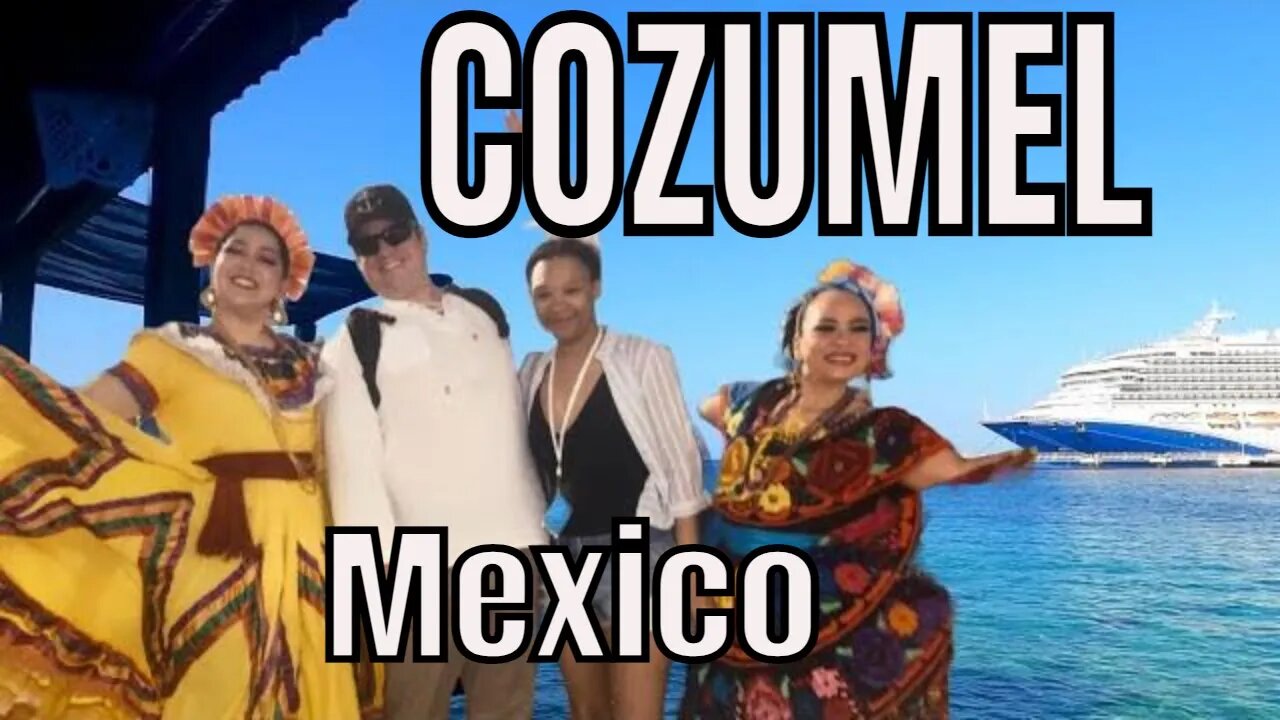 COZUMEL, Mexico Cruise Port, Going On A Walk-A-Bout! ||93||