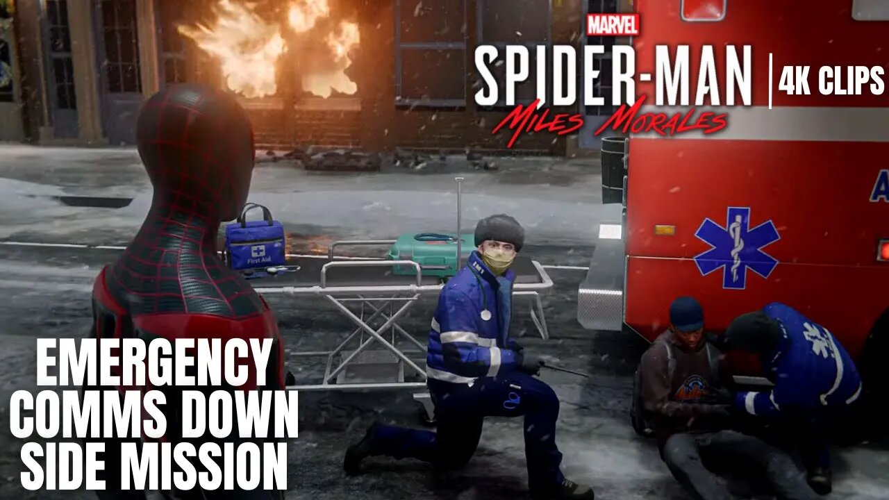 Emergency Comms Down Side Mission | Marvel's Spider-Man: Miles Morales 4K Clips