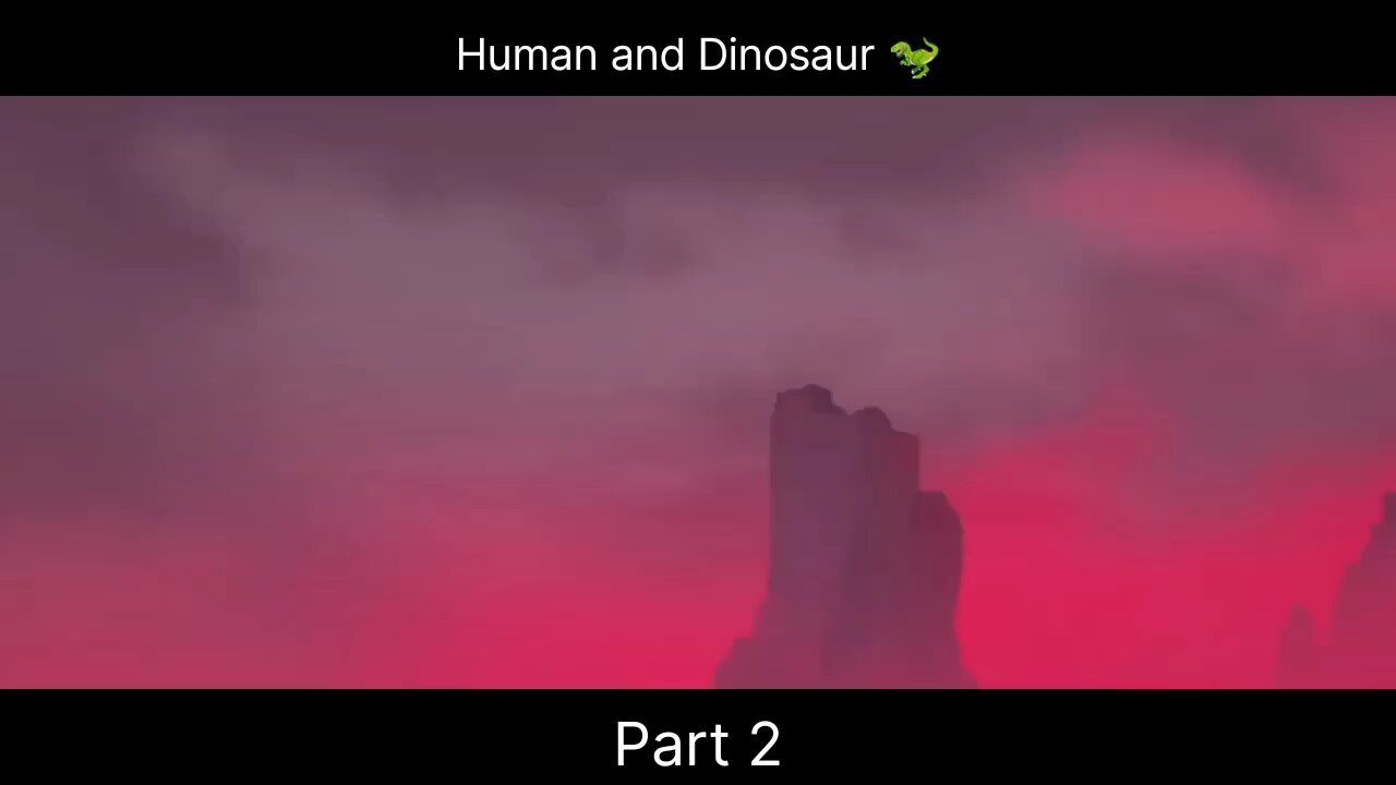 Human & Dinosaur 🦖 || Part 2 #primal #humandinosaur #Adventure #