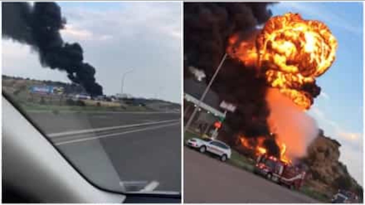 Enorme esplosione in un distributore di benzina negli USA