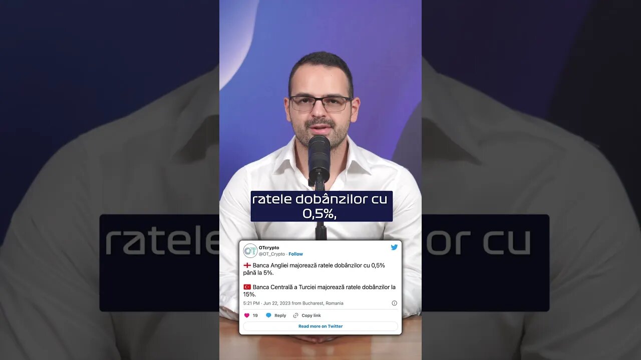 Anglia și Turcia cresc dobânda cheie