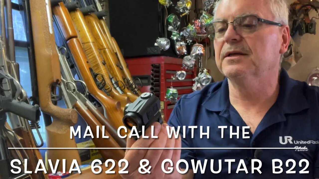 Mail call with the Gowutar B-22 red dot, Slavia 622 pellet rifle & pcp fill adapter for Scott SCBA