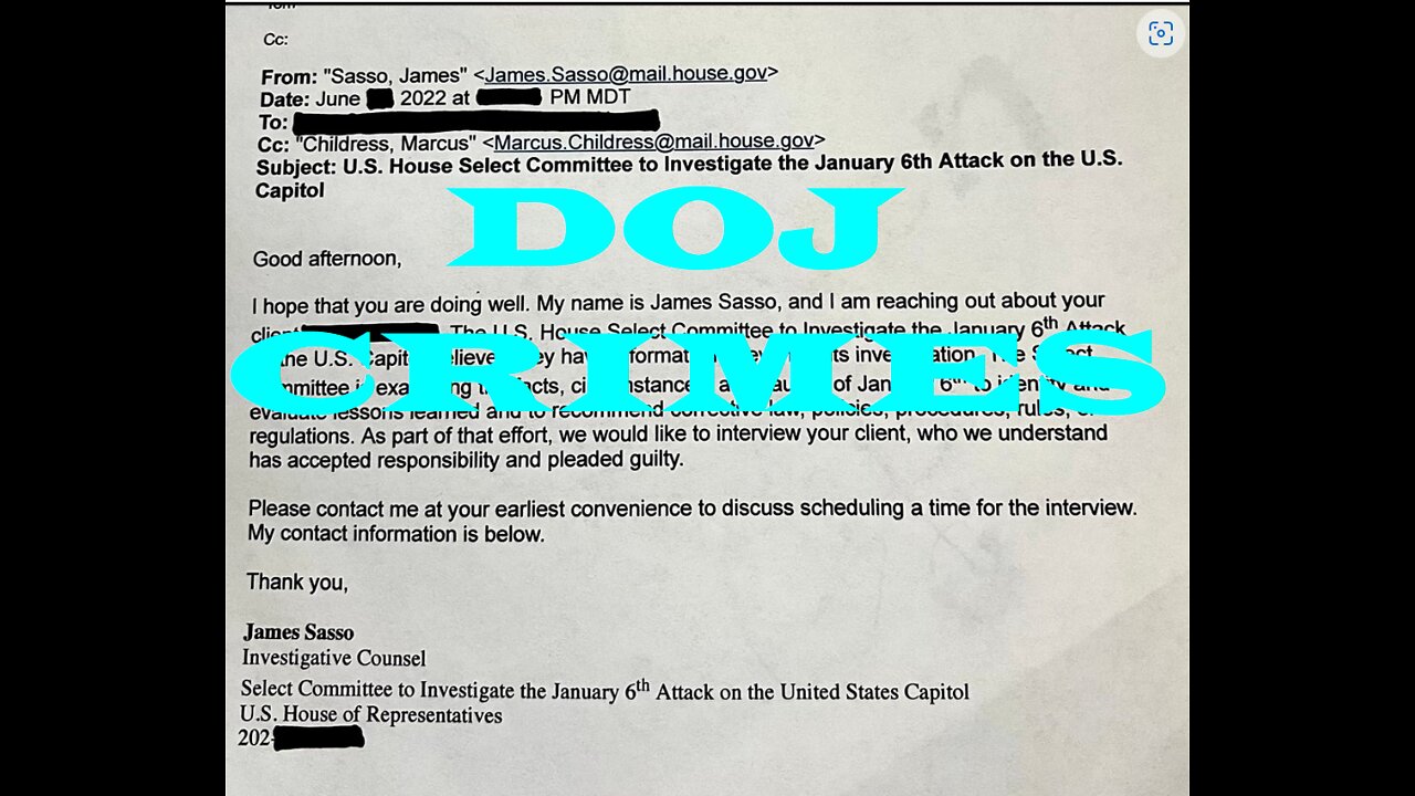 DOJ EXTORTS J6 DEFENDENTS TO TESTIFY AGAINST TRUMP FOR LENIENCY